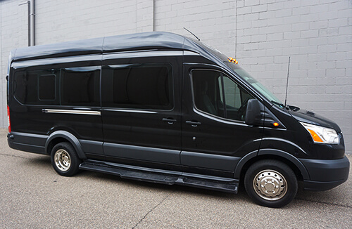 black sprinter van