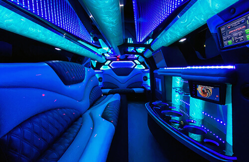 dazzling limousine features