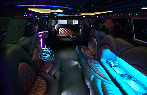 comfortable limo amenities