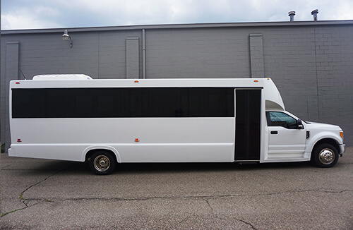 large party bus exterior