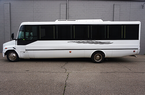 35 passenger party bus exterior